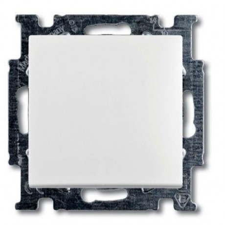 Выключатель 1-клавишный ABB BASIC55, альпийский белый, 2006//1 UC-94-507
