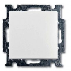 Выключатель 1-клавишный ABB BASIC55, альпийский белый, 2006//1 UC-94-507