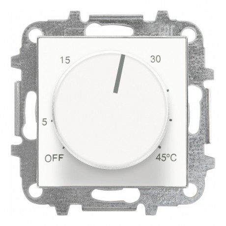 Накладка на термостат ABB SKY, альпийский белый, 8540.9 BL