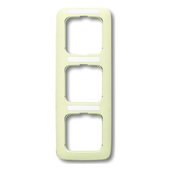 Рамка 3 поста ABB BUSCH-DURO, вертикальная, белый, 1723 NS-212