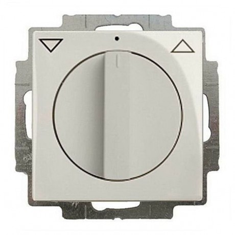 Выключатель для жалюзи поворотный ABB BASIC55, механический, слоновая кость, 2713 UCDR-92-507