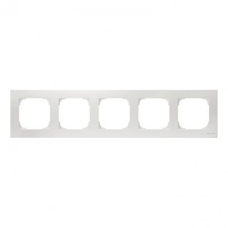 Рамка 5 постов ABB SKY, альпийский белый, 8575 BL