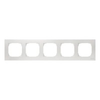 Рамка 5 постов ABB SKY, альпийский белый, 8575 BL