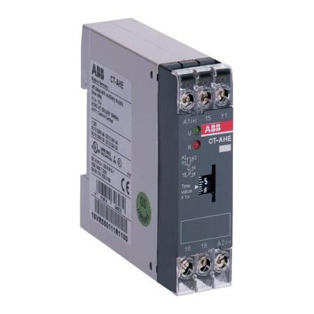ABB Реле времени CT-ARE (задержка на отключ. без вспом.напряж.) 24B AC/ВС, 220-240В AC (временной диапазон 0,1..10с.) 1ПК 1SVR550127R1100