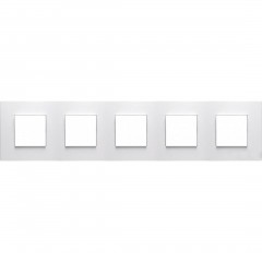 Рамка 5 постов ABB ZENIT, альпийский белый, N2275 BL