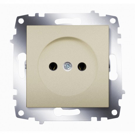 Розетка ABB COSMO, скрытый монтаж, титан, 619-011400-215
