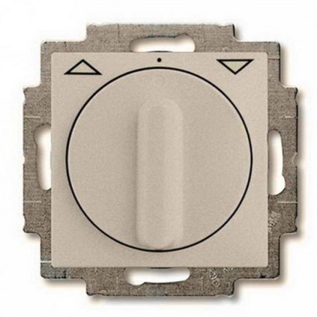 Выключатель для жалюзи поворотный ABB BASIC55, механический, шампань, 2713 UCDR-93-5