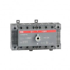 ABB Реверсивный рубильник OT63F4C до 63А 4-полюсный для установки на DIN-рейку или монтажную плату, 1SCA105369R1001