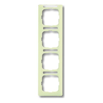 Рамка 4 поста ABB BUSCH-DURO, вертикальная, белый, 1724 NSKA-212