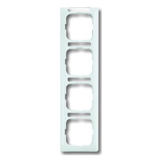 Рамка 4 поста ABB REFLEX, вертикальная, альпийский белый, 1724 NSKA-214