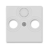 Накладка на розетку телевизионную ABB LEVIT, скрытый монтаж, серый, 5011H-A00300 16