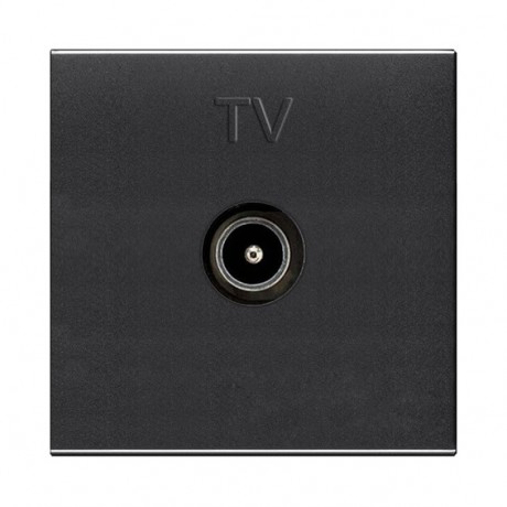 Розетка ABB ZENIT, скрытый монтаж, антрацит, N2250.7 AN