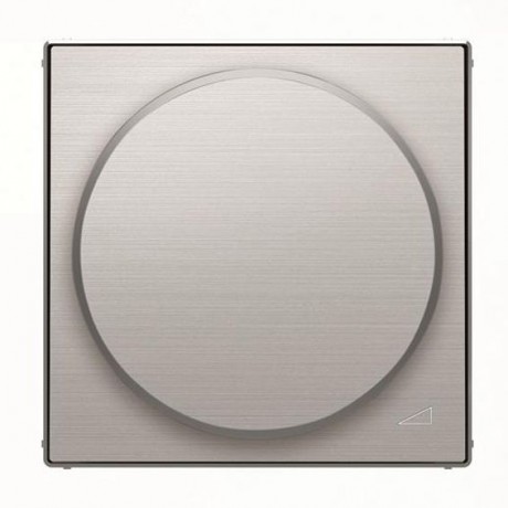 Накладка на светорегулятор ABB SKY, нержавеющая сталь, 8560.2 AI