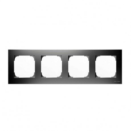 Рамка 4 поста ABB SKY, алюминий, 8574 PL