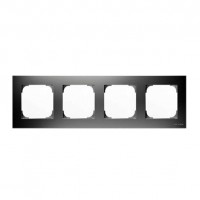 Рамка 4 поста ABB SKY, алюминий, 8574 PL