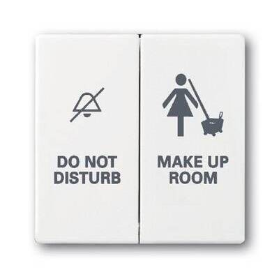 Клавиша двойная ABB BUSCH-DURO, белый, 1785//11-84