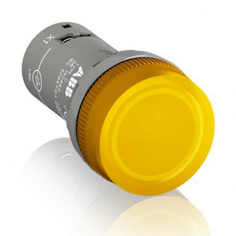 ABB Лампа CL2-523Y желтая со встроенным светодиодом 230В AC, 1SFA619403R5233
