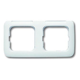 Рамка 2 поста ABB REFLEX, горизонтальная, альпийский белый, 1732 NS-214