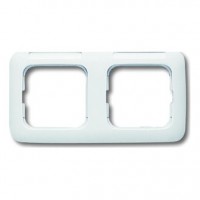 Рамка 2 поста ABB REFLEX, горизонтальная, альпийский белый, 1732 NS-214