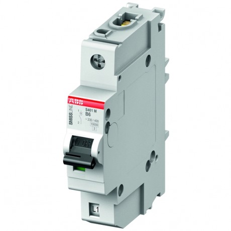 Автоматический выключатель ABB S400E 1P 16А (C) 6кА, S401E-C16