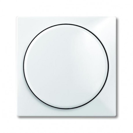 Накладка на светорегулятор ABB SKY, альпийский белый, 8560.2 BL