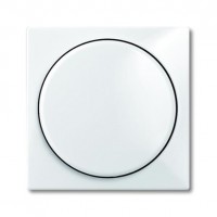 Накладка на светорегулятор ABB SKY, альпийский белый, 8560.2 BL