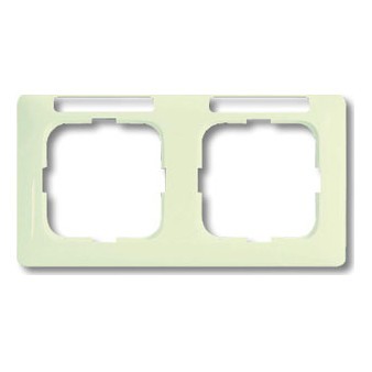 Рамка 2 поста ABB BUSCH-DURO, горизонтальная, белый, 1732 NSKA-212