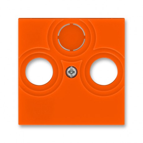 Накладка на розетку телевизионную ABB LEVIT, скрытый монтаж, оранжевый, 5011H-A00300 66