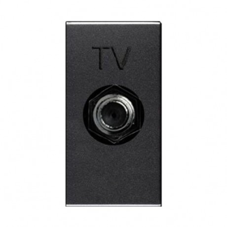 Розетка ABB ZENIT, скрытый монтаж, антрацит, N2150 AN