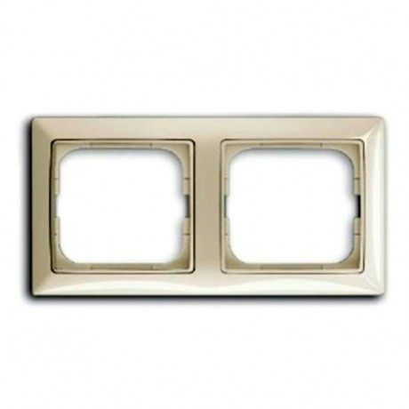 Рамка 2 поста ABB BASIC55, слоновая кость, 2512-92-507