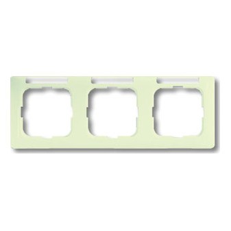 Рамка 3 поста ABB BUSCH-DURO, горизонтальная, белый, 1733 NSKA-212