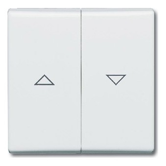 Клавиша для жалюзийного выключателя ABB ALLWETTER, альпийский белый, 2126-34