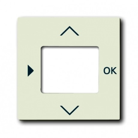 Накладка на термостат ABB BASIC55, chalet-white, 6435-96-507