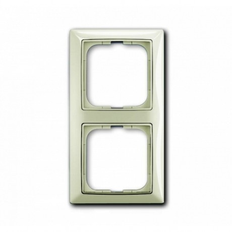 Рамка 2 поста ABB BASIC55, chalet-white, 2512-96-507