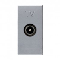 Розетка ABB ZENIT, скрытый монтаж, серебристый, N2150 PL