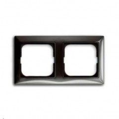 Рамка 2 поста ABB BASIC55, entree-grey, 2512-91-507