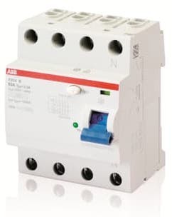 Выключатель дифференциального тока (УЗО) 4п 40А 30мА тип B F204 B-40/0.03 4мод. ABB 2CSF204592R1400