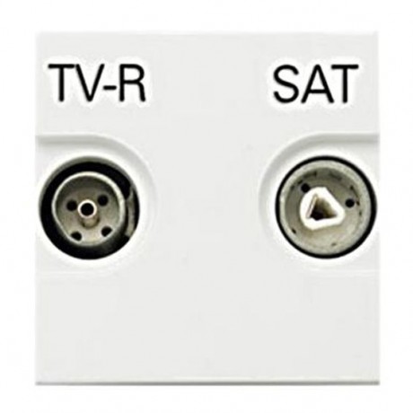 Розетка ABB ZENIT, скрытый монтаж, альпийский белый, N2251.3 BL