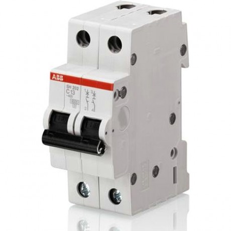 Автоматический выключатель ABB SH200 2P 50А (C) 6кА, SH202 C50
