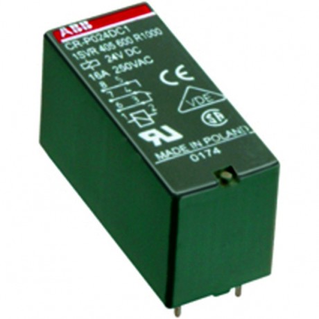 ABB Реле CR-P024DC1 24B DC 1ПК (16А), 1SVR405600R1000
