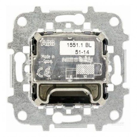 Розетка ABB ZENIT, скрытый монтаж, альпийский белый, N2251.7 BL