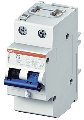 Устройство защитного отключения (УЗО) ABB F400 2P 25А 1 кА, 10 мА ( A ), F40225A10