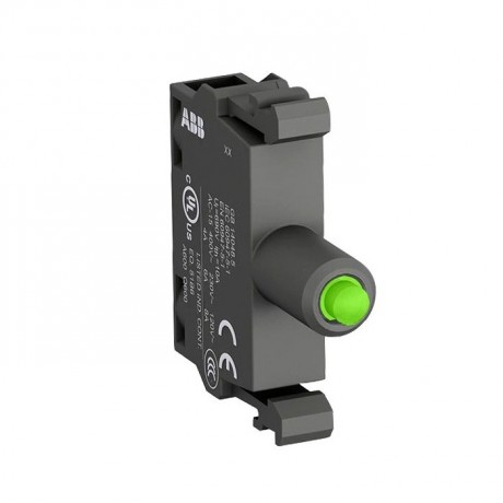 ABB Патрон MLBL-01G со встроенным светодиодом зеленый 24В AC//DC, 1SFA611621R1012