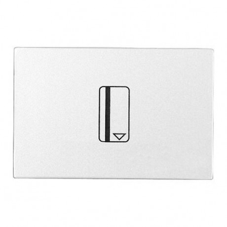 Карточный выключатель двухмодульный ABB ZENIT, электронный, альпийский белый, N2214.5 BL