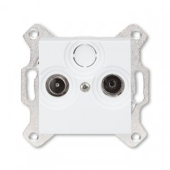 Розетка ABB LEVIT, скрытый монтаж, белый, 5011H-A03503 03W