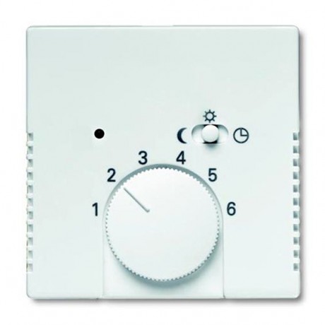 Накладка на термостат ABB FUTURE, белый бархат, 1795-884