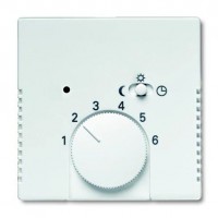 Накладка на термостат ABB FUTURE, белый бархат, 1795-884