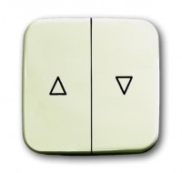 Клавиша для жалюзийного выключателя ABB BUSCH-DURO, слоновая кость, 2504-212-500