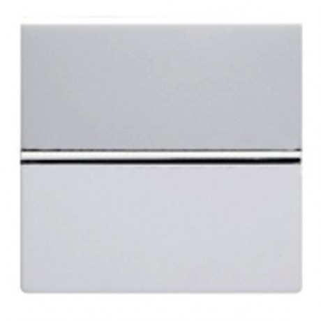 Выключатель 1-клавишный ABB ZENIT, серебристый, N2201 PL