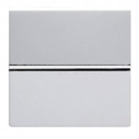 Выключатель 1-клавишный ABB ZENIT, серебристый, N2201 PL